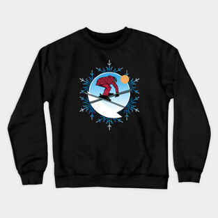 Skiing Crewneck Sweatshirt