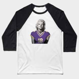 Retro Hollywood Star for the Vikings Baseball T-Shirt