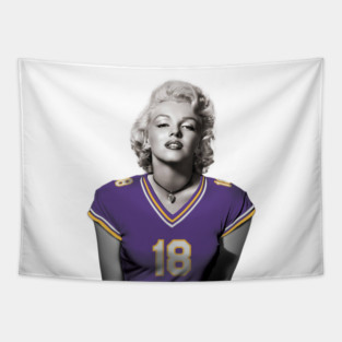 Retro Hollywood Star for the Vikings Tapestry