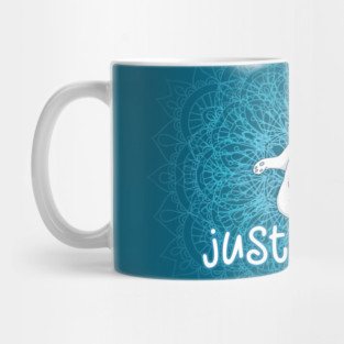 Just Chillin Polar Bear Mandala Mug