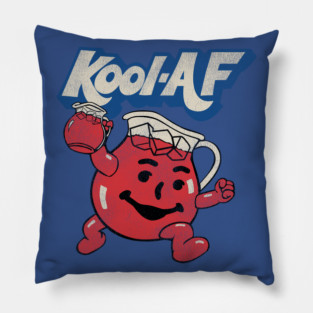 Kool AF Man Worn Dks Pillow