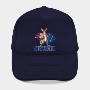 Boxing Kangaroo Australia Hat