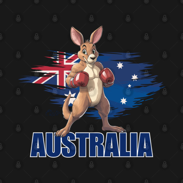 Boxing Kangaroo Australia by Timeless Chaos