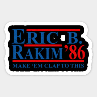 vintage hip hop, eric b rakim, Sticker