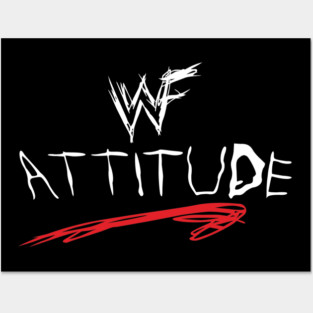 Classic WWF Attitude Posters and Art
