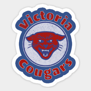 Defunct Hockey Team Victoria Cougars Hockey Fifties Hockey Magnet