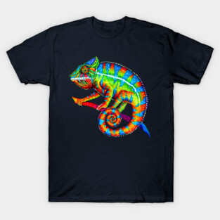 Rainbow Panther Chameleon T-Shirt