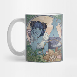 Jester Art Nouveau Mug