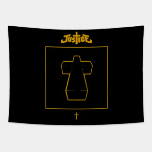 Justice Band Cross Tapestry