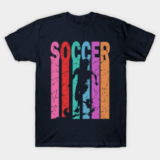 Soccer - Football - Retro Typographic Design T-Shirt