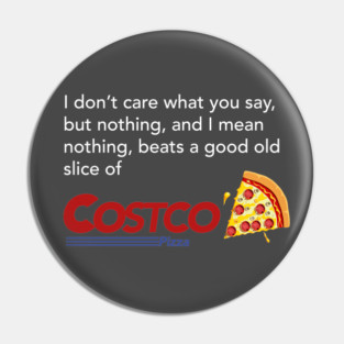 Costco Pizza (Dark) Pin
