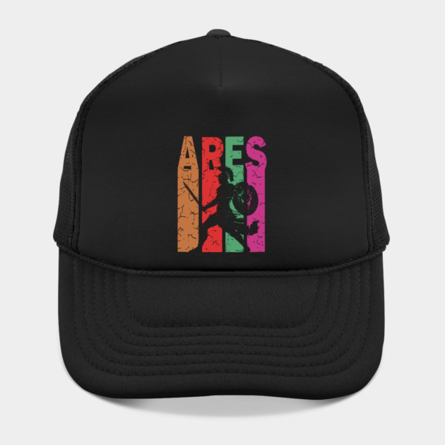 Ares - The God of War - Retro Typographic Design by TuncGK