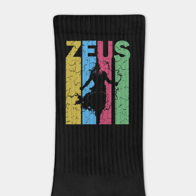 Zeus - The God of Thunder - Retro Typographic Design by TuncGK
