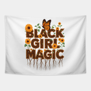 Black Girl Magic - Sunflowers Tapestry