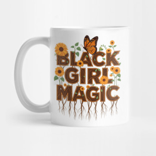 Black Girl Magic - Sunflowers Mug