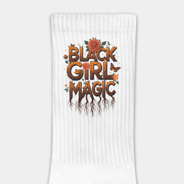 Black Girl Magic - Floral by UrbanLifeApparel