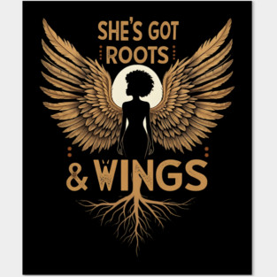 She's Got Roots And Wings Posters and Art
