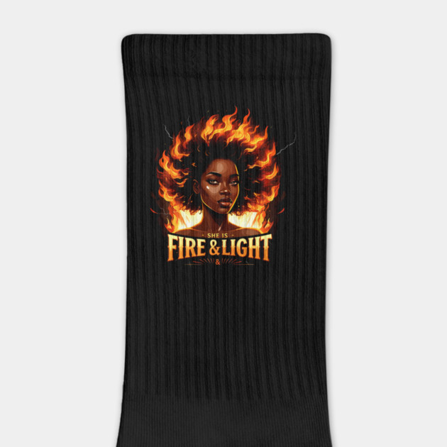 She Is Fire and Light by UrbanLifeApparel