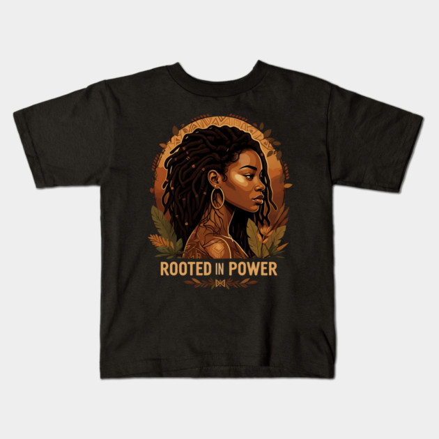 Rooted in Power Kids T-Shirt by UrbanLifeApparel