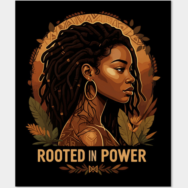 Rooted in Power Wall Art by UrbanLifeApparel