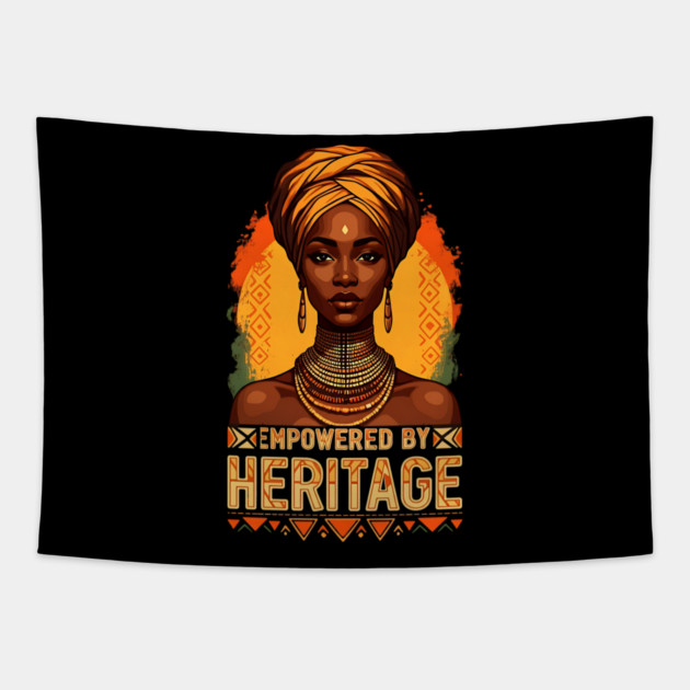 Empowered By Heritage Tapestry by UrbanLifeApparel