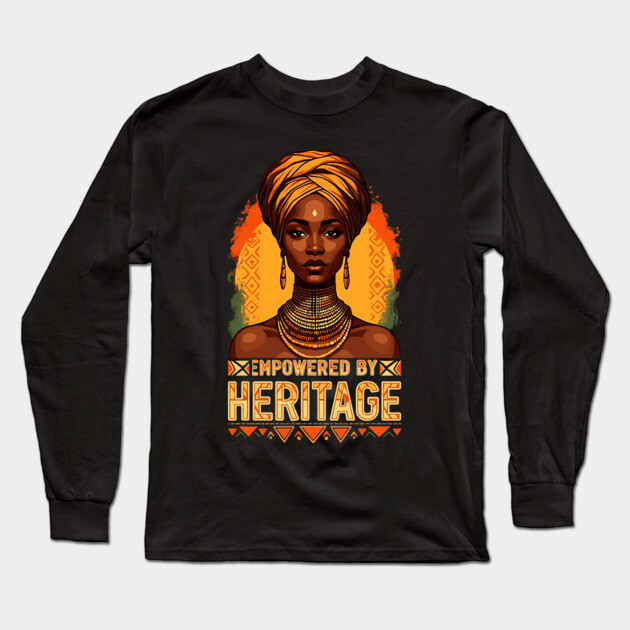Empowered By Heritage Long Sleeve T-Shirt by UrbanLifeApparel