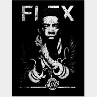 Vintage Stencil Rich Homie Quan - FLEX Posters and Art