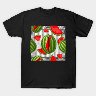 Watermelon Palestine Map Slice T-Shirt