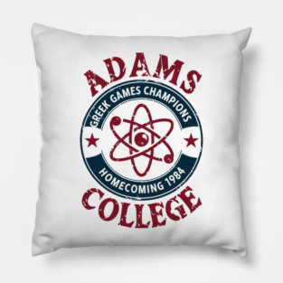REVENGE OF THE NERDS -  ADAMS COLLEGE LOGO HOMECOMING Pillow