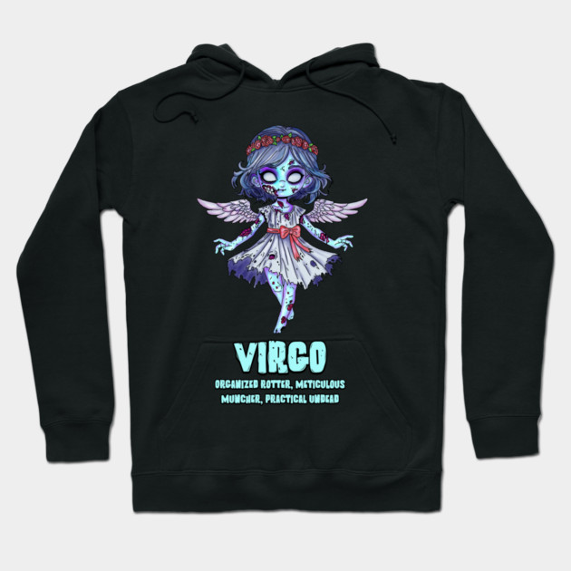 Virgo Zombie Hoodie by H. R. Sinclair