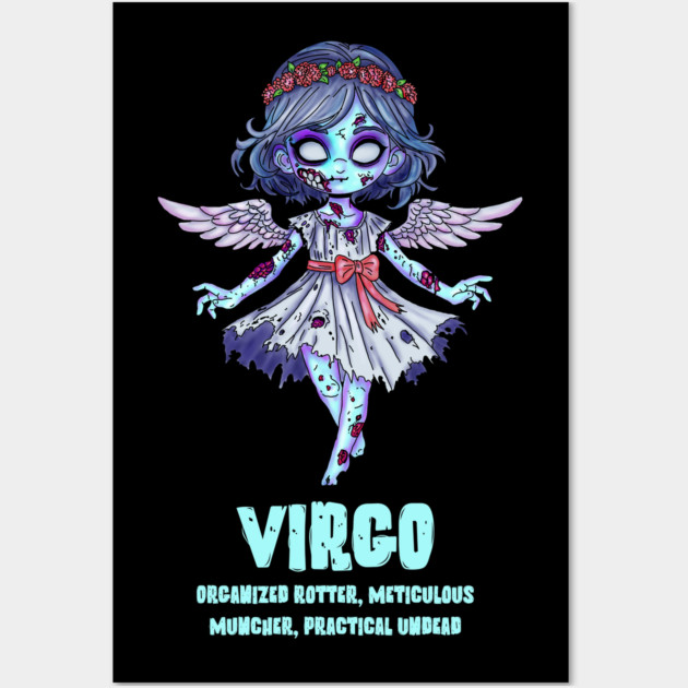 Virgo Zombie Wall Art by H. R. Sinclair