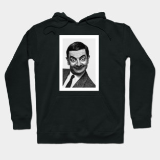 Mr bean black and white tshirt Hoodie