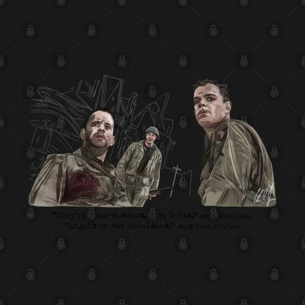 Saving Private Ryan: Angels on our Shoulders by 51Deesigns