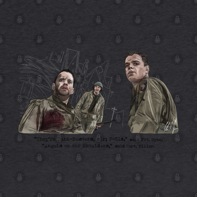 Saving Private Ryan: Angels on our Shoulders by 51Deesigns