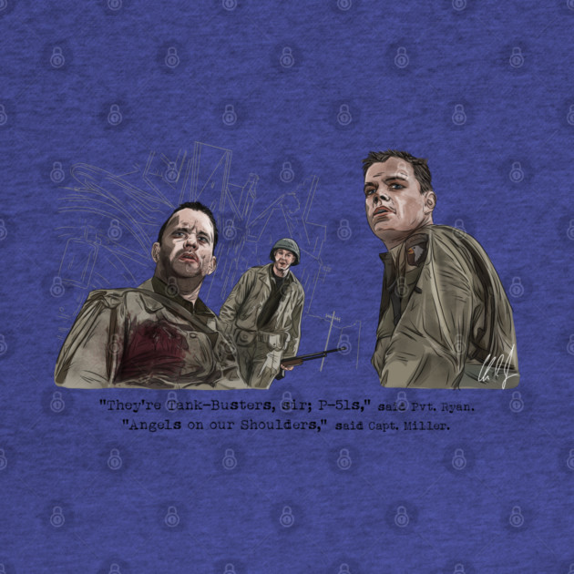 Saving Private Ryan: Angels on our Shoulders by 51Deesigns