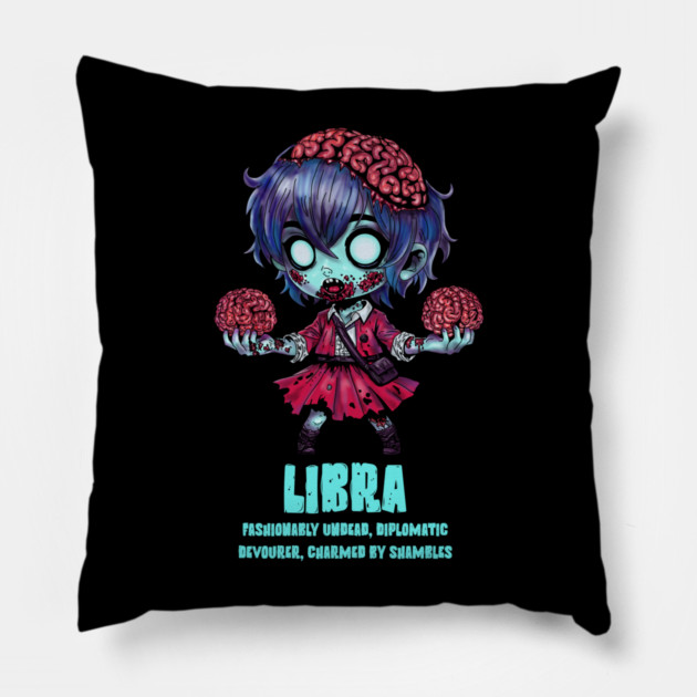 Libra Zombie Pillow by H. R. Sinclair