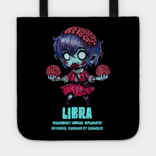 Libra Zombie Tote by H. R. Sinclair