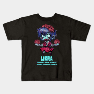 Libra Zombie Kids T-Shirt