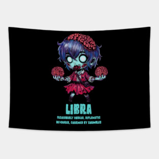 Libra Zombie Tapestry