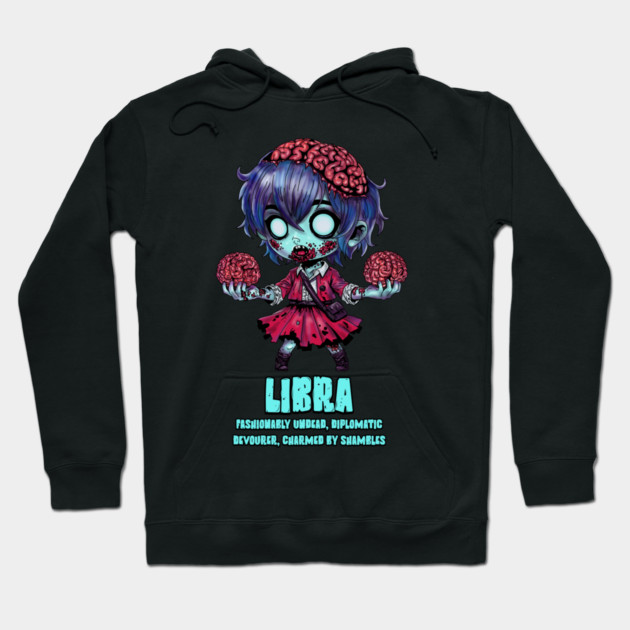 Libra Zombie Hoodie by H. R. Sinclair