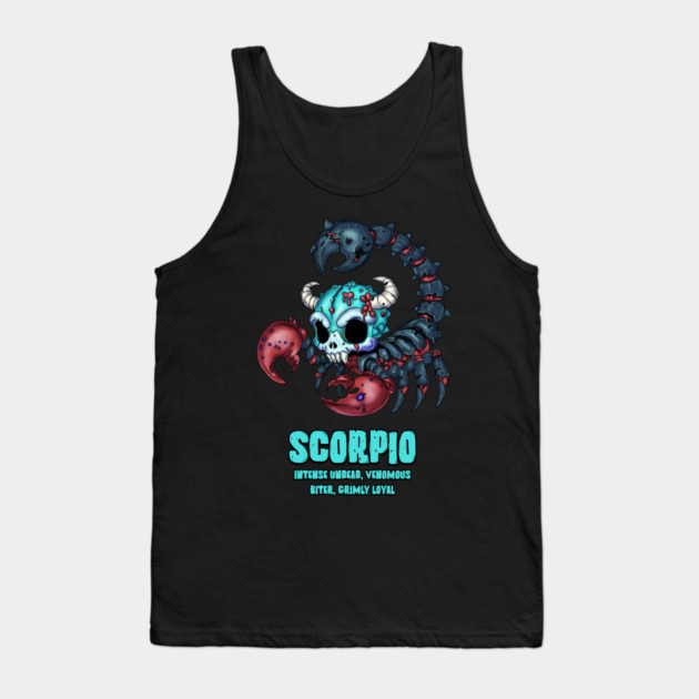 Scorpio Zombie Tank Top by H. R. Sinclair