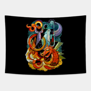 Colors of Mordor Tapestry