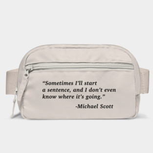 The Office Michael Scott Quote Bag