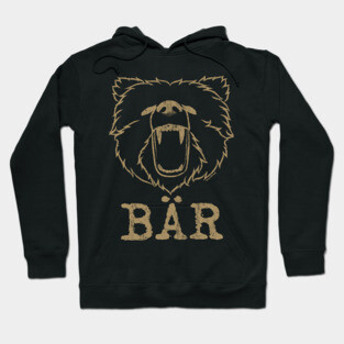 German Bear (Bär) Woof Grizzly Bear Grr | Gay Bear | BearlyBrand Hoodie