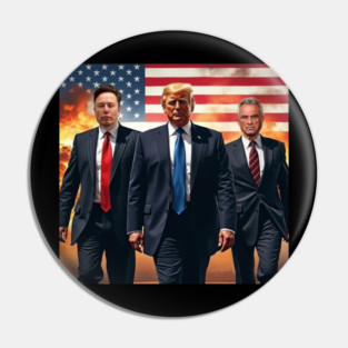 Elon Trump RFK Pin