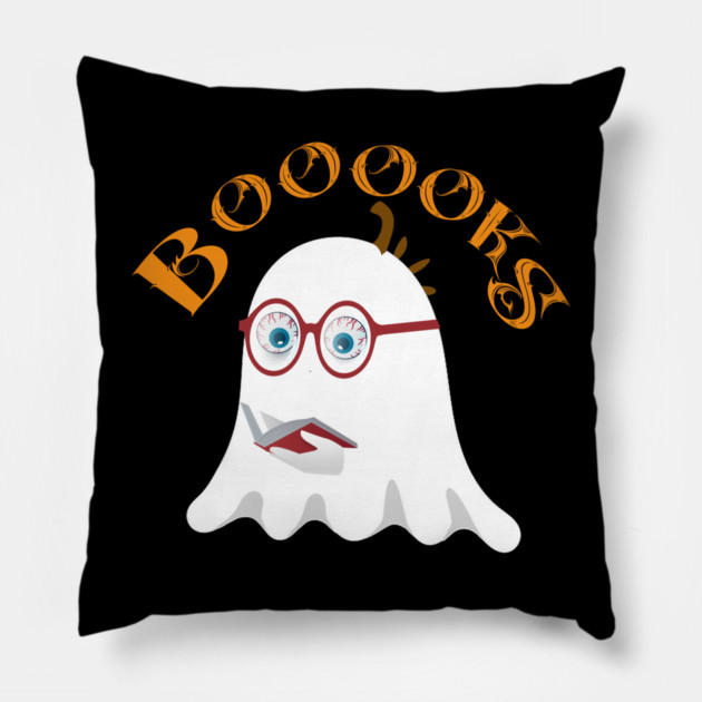 Ghost Books Pillow by Db Printed