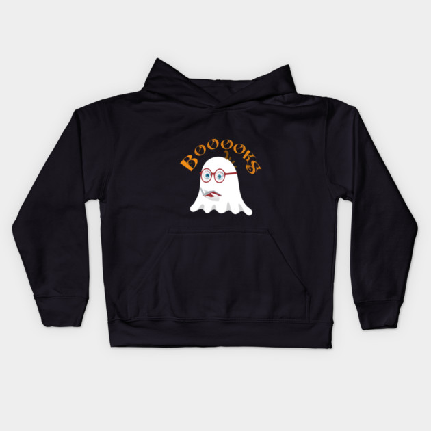 Ghost Books Kids Hoodie by Db Printed