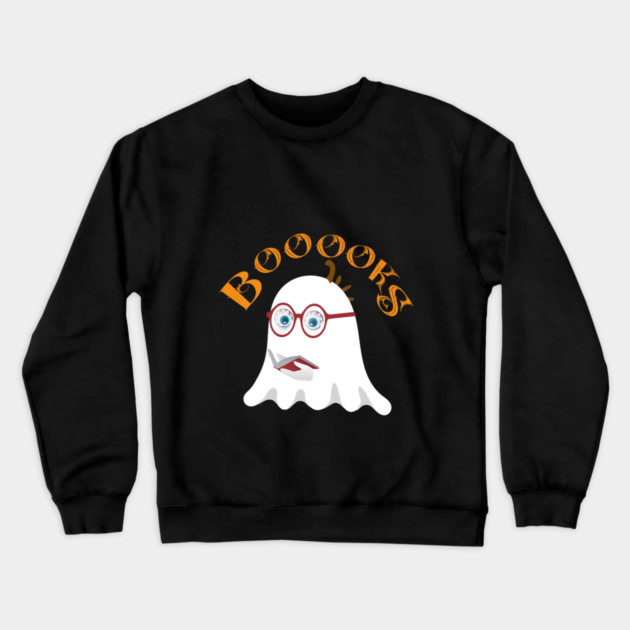 Ghost Books Crewneck Sweatshirt by Db Printed