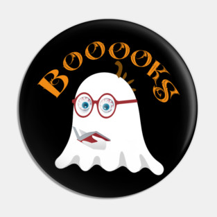 Ghost Books Pin