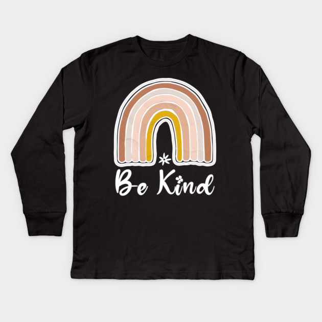 Be kind cute Kids Long Sleeve T-Shirt by Db Printed